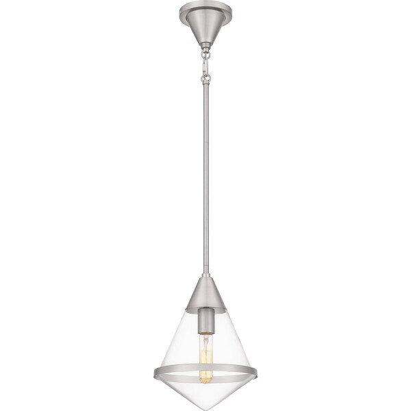 Quoizel Piccolo Pendant Mini Pendant 1 Light Brushed Nickel QPP6160BN - main